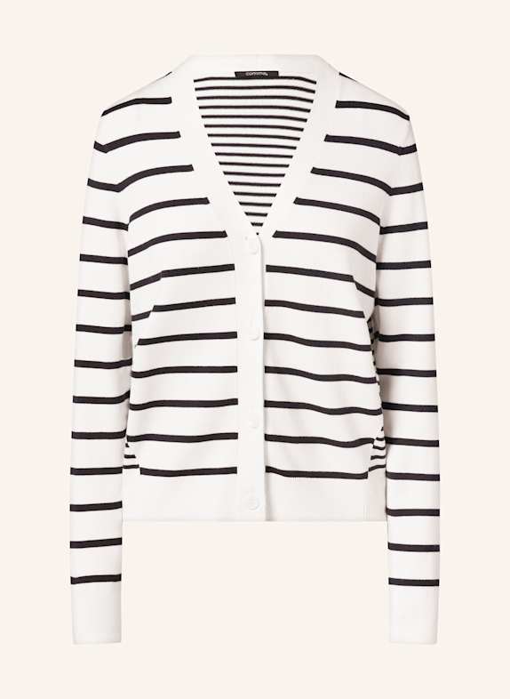 comma Strickjacke WEISS/ DUNKELBLAU