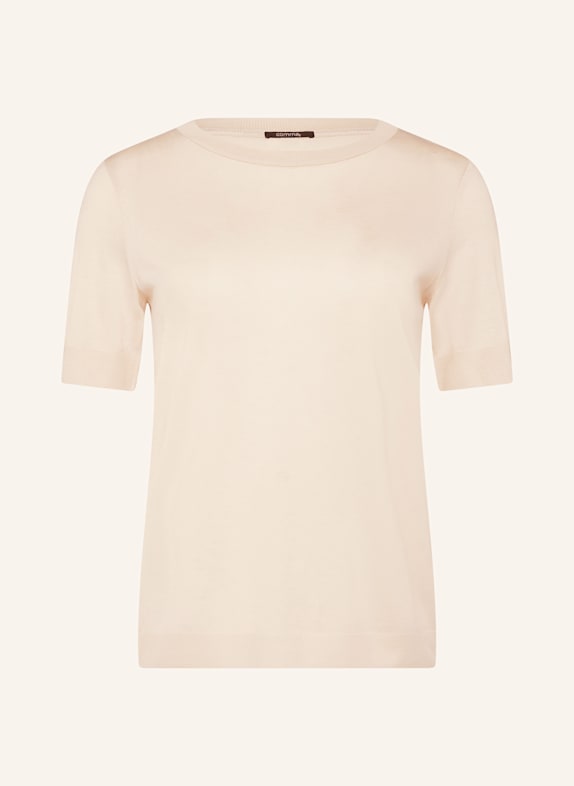 comma Knit shirt LIGHT BROWN