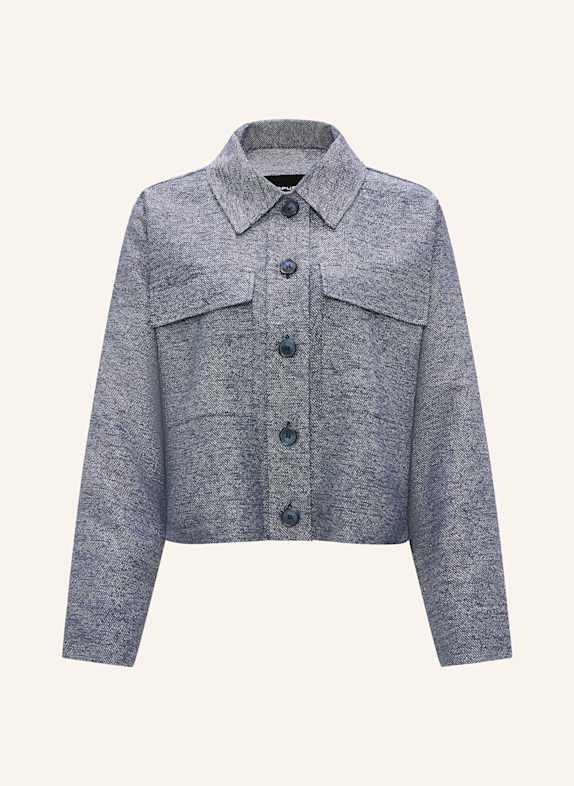 OPUS Overjacket HENO DUNKELBLAU/ ECRU