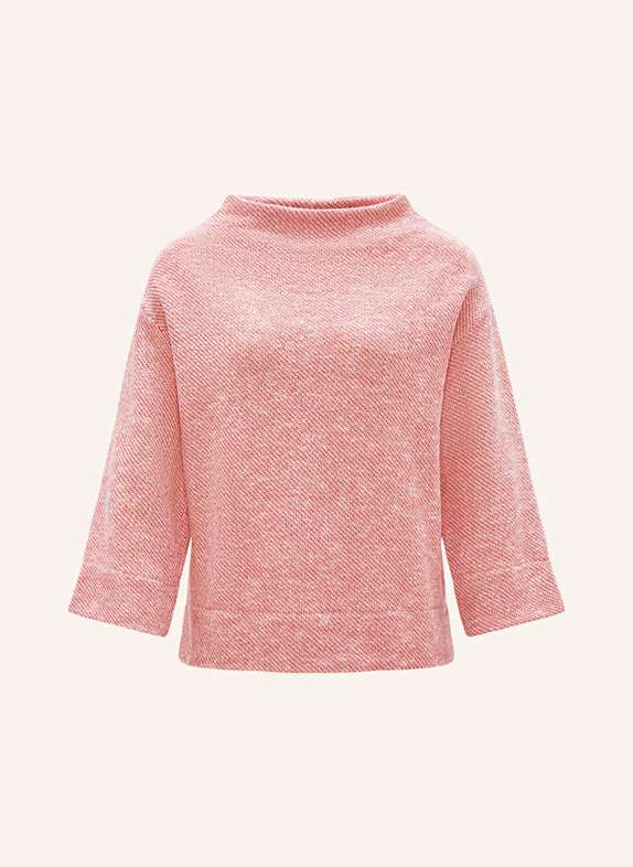 OPUS Pullover GULANA mit 3/4-Arm ROT/ WEISS