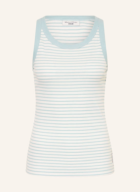 Marc O'Polo DENIM Top HELLBLAU/ WEISS