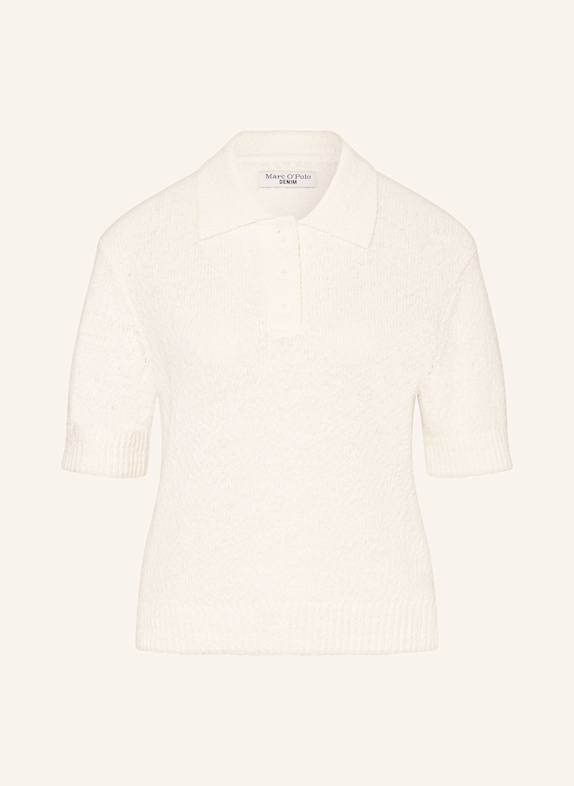 Marc O'Polo DENIM Strick-Poloshirt ECRU