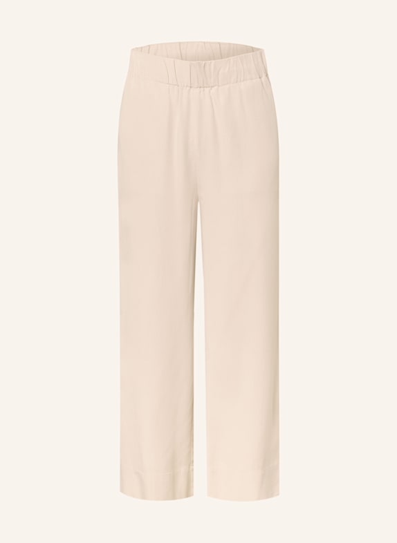 Marc O'Polo DENIM Culotte kalhoty SVĚTLE HNĚDÁ