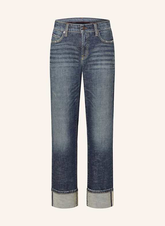 CAMBIO Straight Jeans PARIS 5010 dark cross scratched