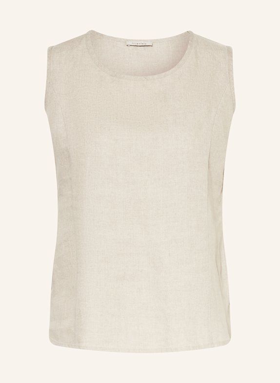 lilienfels Leinentop BEIGE