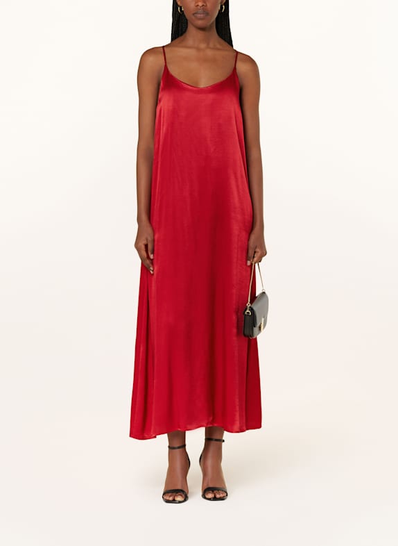 lilienfels Satin dress DARK RED