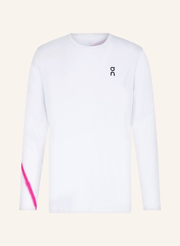 On Longsleeve COURT LONG-T WEISS/ PINK