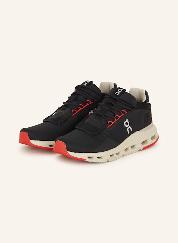 On Sneaker CLOUDNOVA 2 SCHWARZ/ ROT