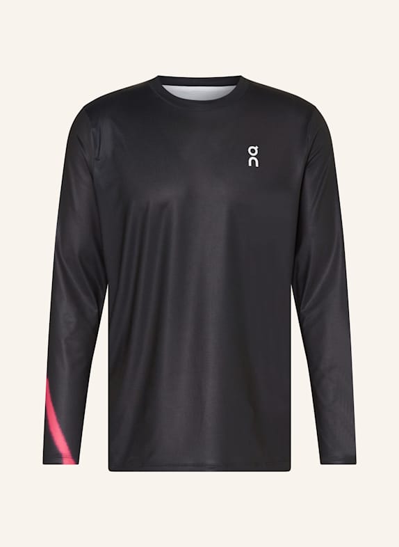 On Longsleeve COURT LONG-T SCHWARZ