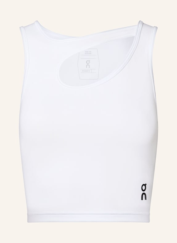 On Cropped-Top STUDIO CUT OUT WEISS
