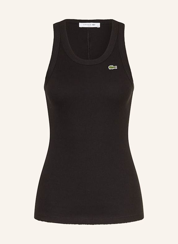 LACOSTE Top SCHWARZ