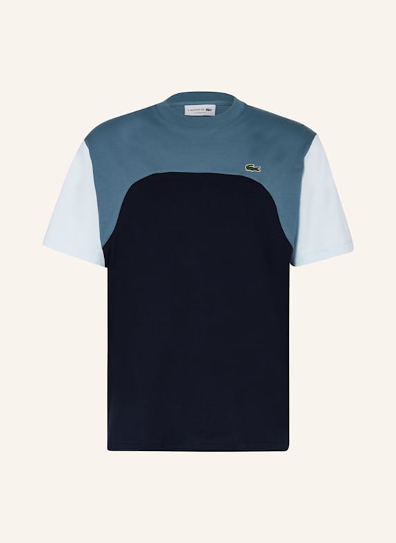 LACOSTE T-Shirt DUNKELBLAU/ HELLBLAU/ PETROL