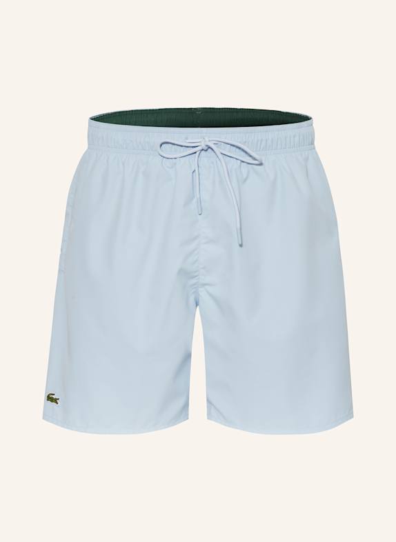 LACOSTE Badeshorts HELLBLAU