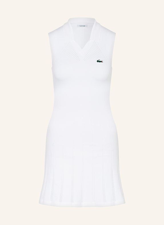 LACOSTE Tenniskleid WEISS