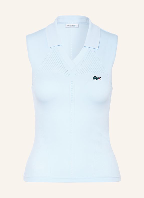 LACOSTE Funktions-Poloshirt HELLBLAU