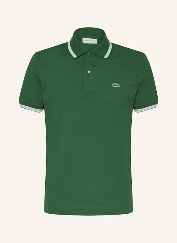 LACOSTE Piqué-Poloshirt Regular Fit DUNKELGRÜN