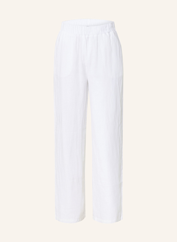 darling harbour Marlenehose aus Leinen WEISS