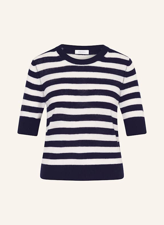 darling harbour Strickshirt mit Cashmere MARINE / OFFWHITE