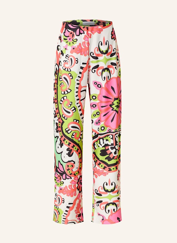 darling harbour Spodnie marlena z satyny PINK
