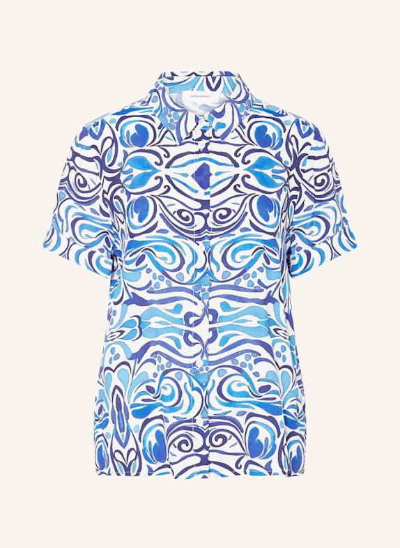 darling harbour Hemdbluse BLAU / WEISS