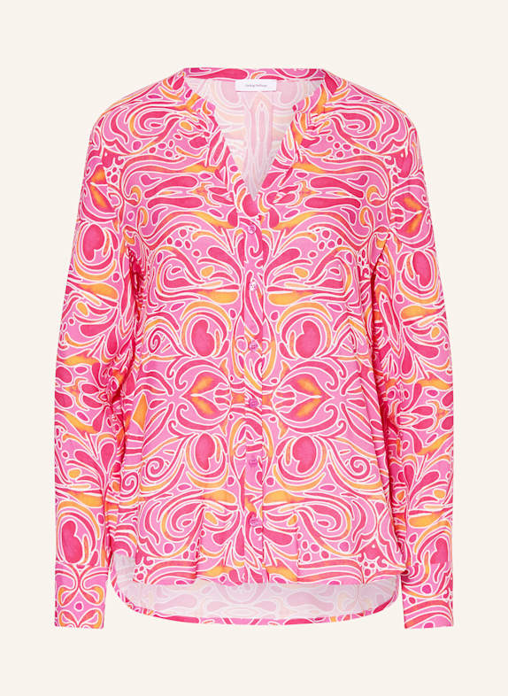 darling harbour Blusenshirt WEISS/ PINK/ ORANGE