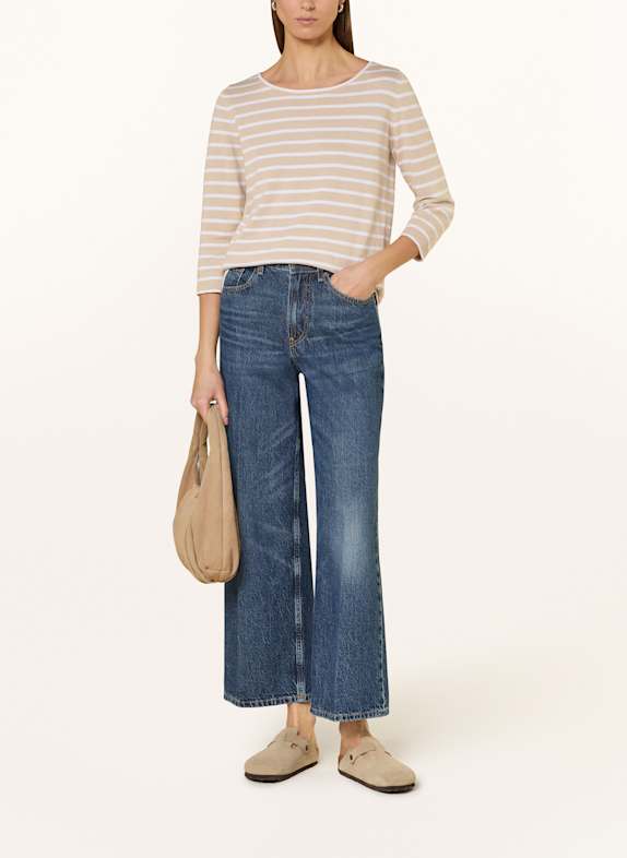 darling harbour Pullover mit 3/4-Arm SAND / WEISS