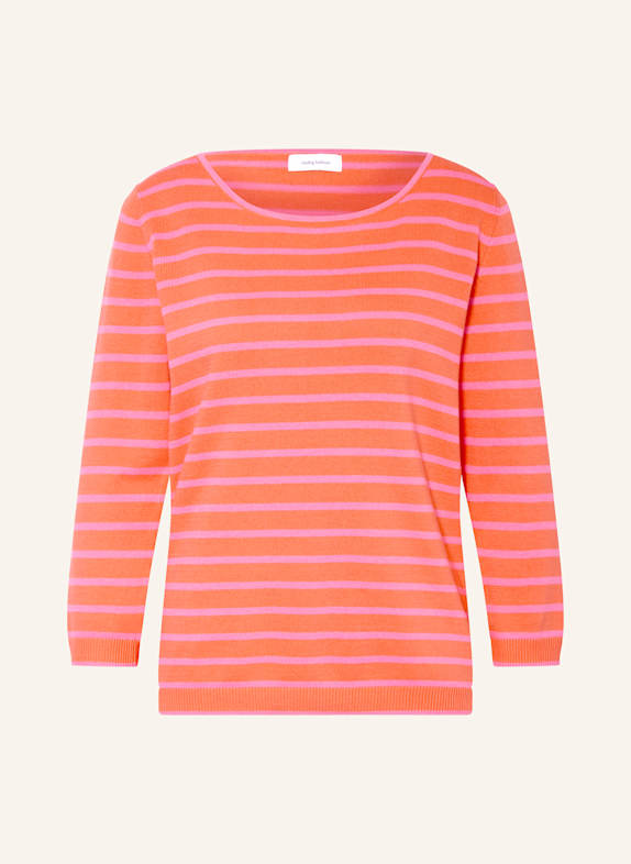 darling harbour Pullover mit 3/4-Arm PAPAYA /AZALEE