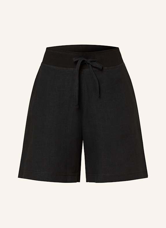 darling harbour Leinenshorts SCHWARZ