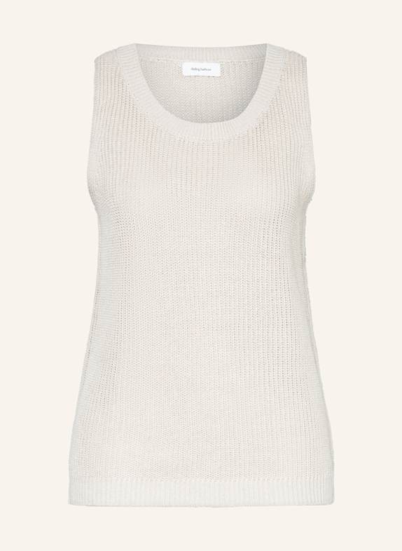 darling harbour Stricktop aus Leinen SAND