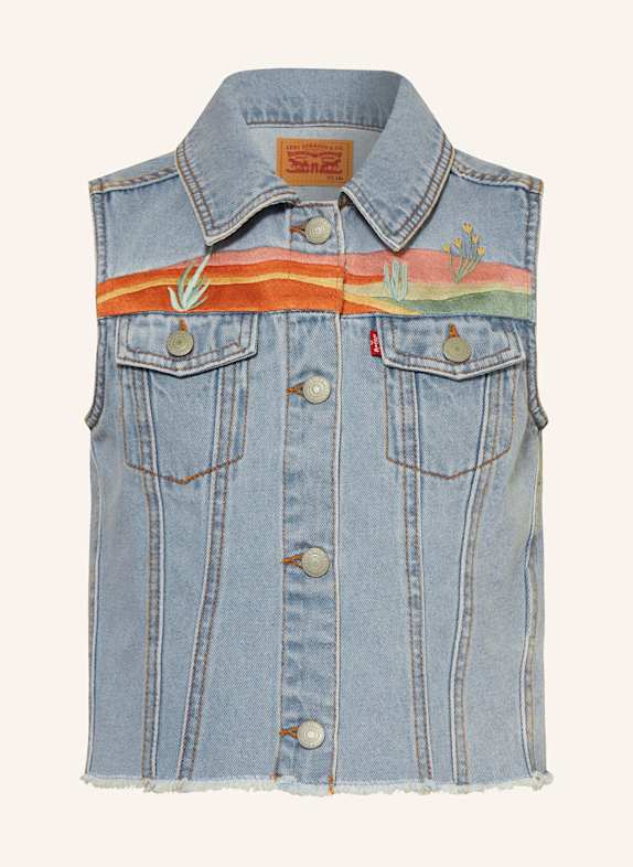 Levi's® Jeansweste HELLBLAU