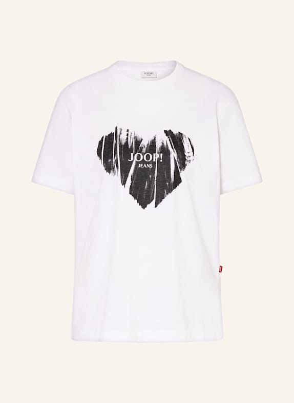 JOOP! JEANS T-shirt TESSA BIAŁY/ CZARNY