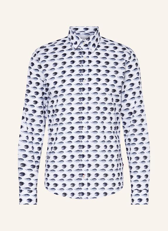 JOOP! JEANS Hemd HANSON Comfort Fit DUNKELBLAU/ WEISS