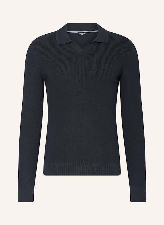 JOOP! JEANS Strick-Poloshirt SVENO DUNKELBLAU