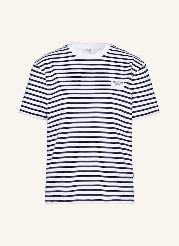 JOOP! JEANS T-Shirt DUNKELBLAU/ WEISS