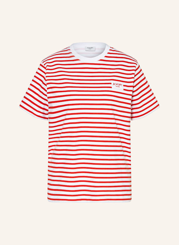JOOP! JEANS T-Shirt ROT/ WEISS