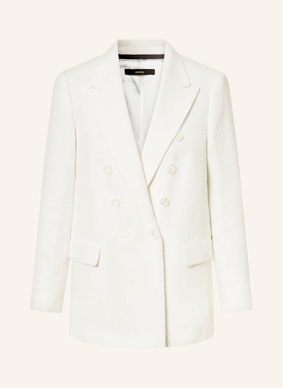 windsor. Longblazer aus Tweed WEISS
