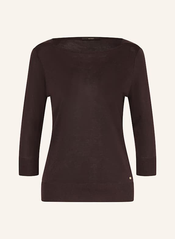 windsor. Shirt mit 3/4-Arm DUNKELBRAUN