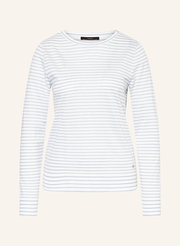 windsor. Longsleeve WEISS/ HELLBLAU