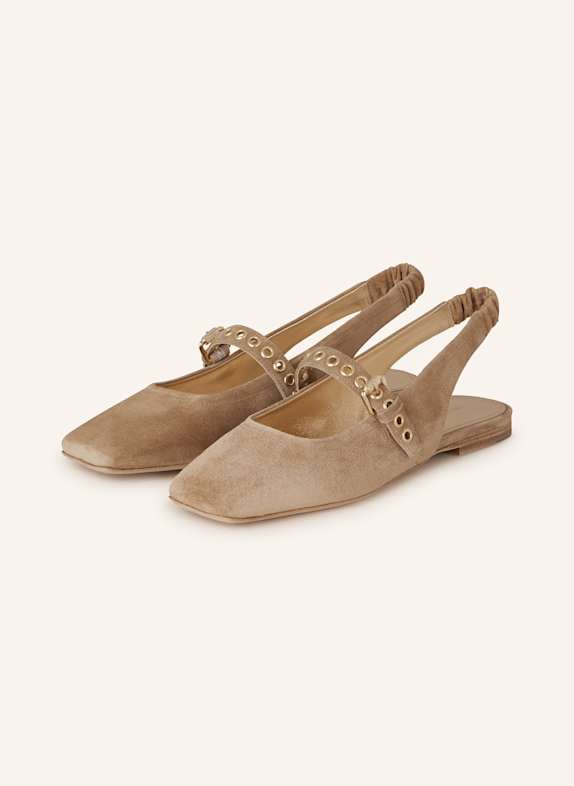 KENNEL & SCHMENGER Mary-Jane-Ballerinas LEILA BEIGE