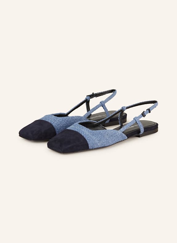 KENNEL & SCHMENGER Slingballerinas LEILA BLAU/ DUNKELBLAU