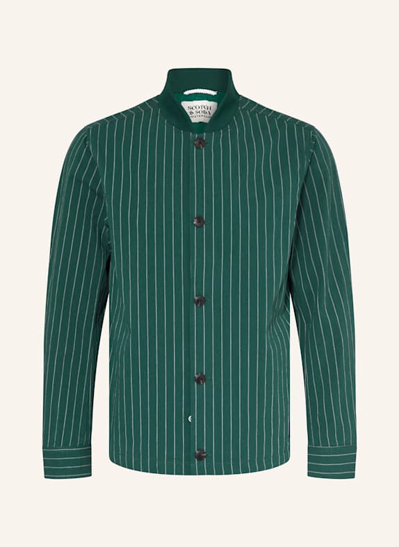 SCOTCH & SODA Blouson DUNKELGRÜN/ WEISS