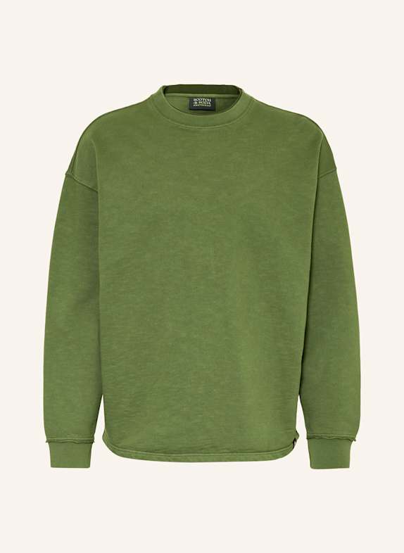 SCOTCH & SODA Sweatshirt CORE DUNKELGRÜN
