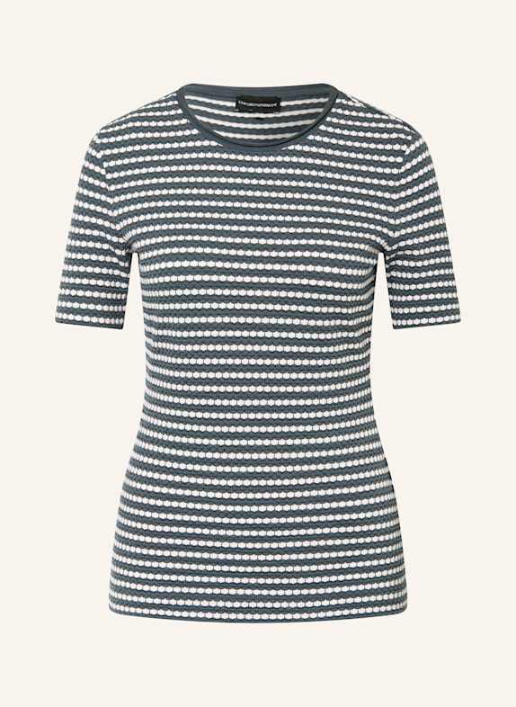 EMPORIO ARMANI T-Shirt DUNKELGRAU/ HELLROSA