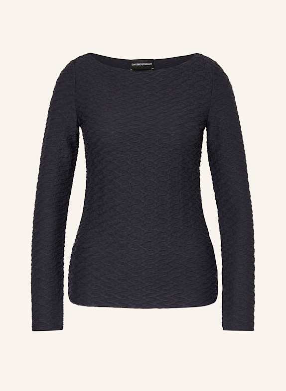 EMPORIO ARMANI Longsleeve DUNKELBLAU
