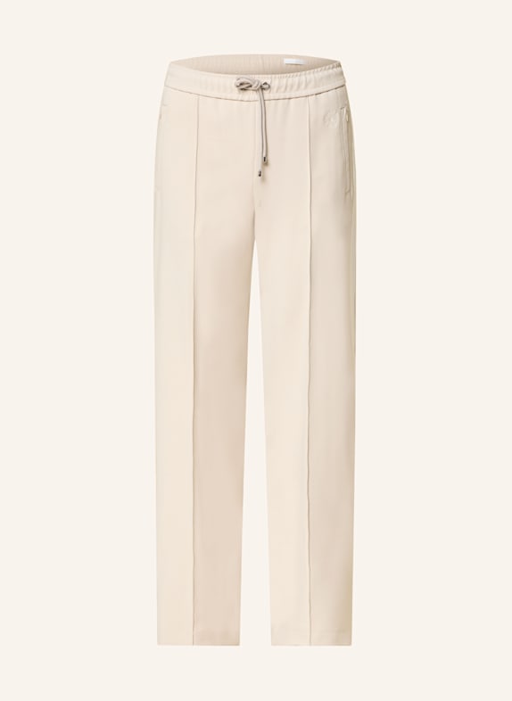 MAC Marlenehose CHIARA mit Galonstreifen BEIGE/ ECRU