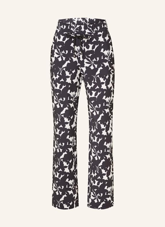 MAC Hose EASY im Jogging-Stil SCHWARZ/ WEISS