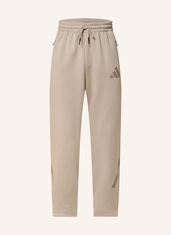 adidas Sweatpants Z.N.E. OPEN HEM HELLBRAUN