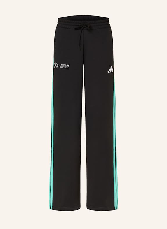 adidas Sweatpants MERCEDES - AMG PETRONAS FORMULA ONE TEAM DNA SCHWARZ/ TÜRKIS