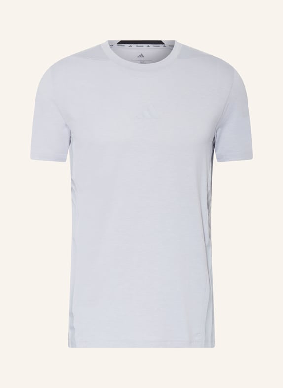 adidas T-Shirt D4T 3-STRIPES HELLGRAU