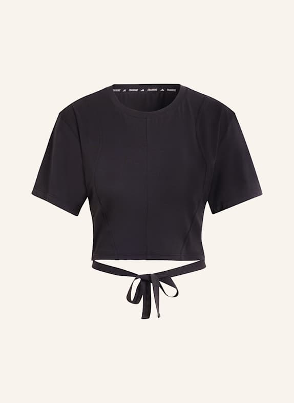 adidas Krótki top PERFORMENCE YOGA CZARNY